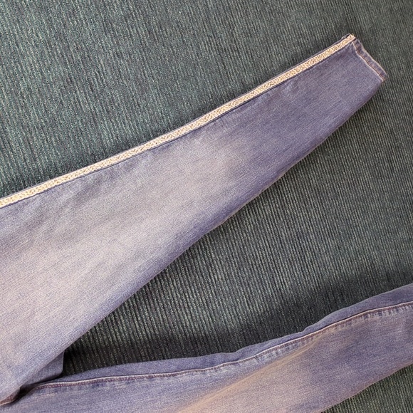 Jessica Simpson Kiss Me Mid Rise Skinny Jeans Poppy Series Size 2 - Picture 7 of 13